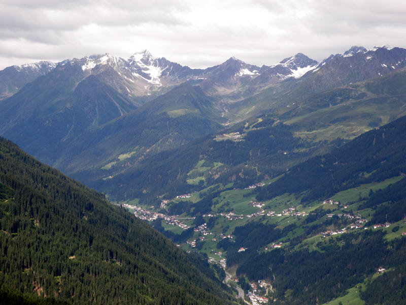 Blick über das Paznauntal/Tirol